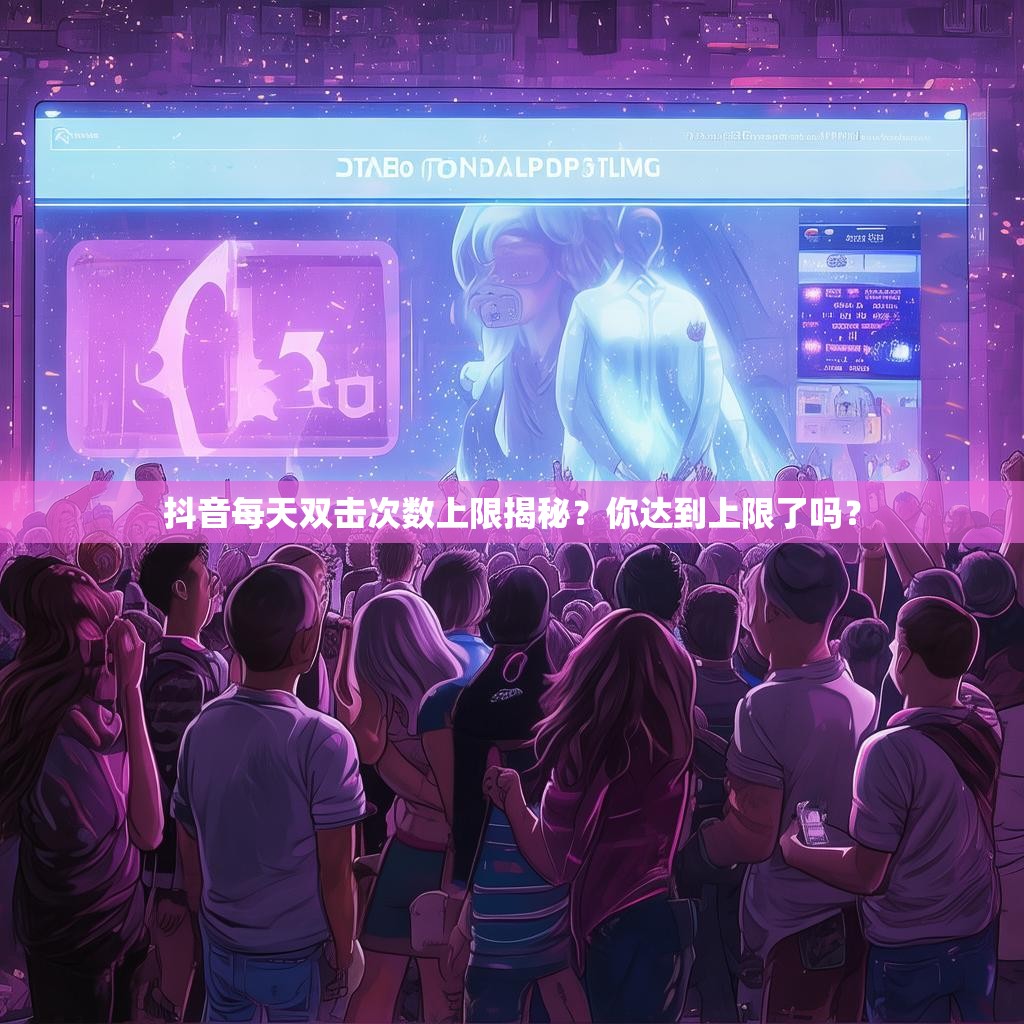 抖音每天双击次数上限揭秘？你达到上限了吗？