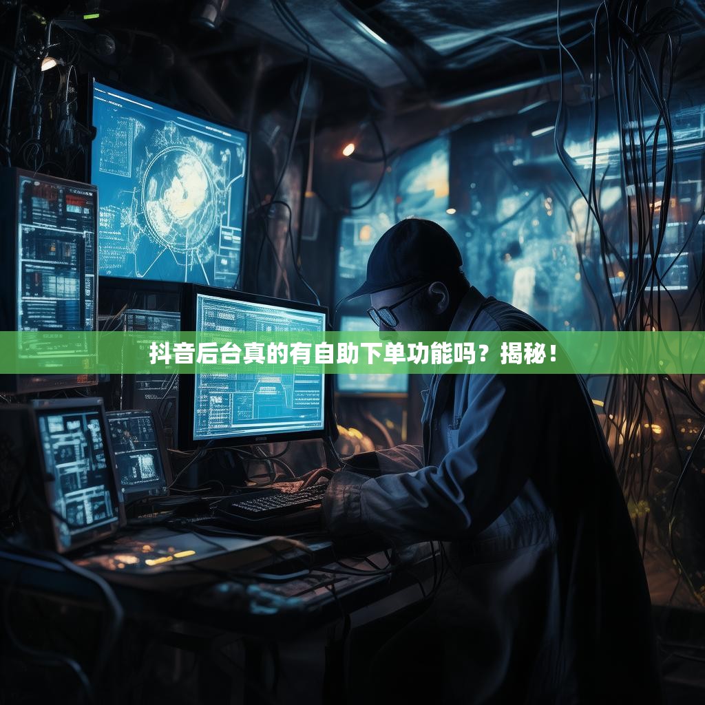 抖音后台真的有自助下单功能吗？揭秘！