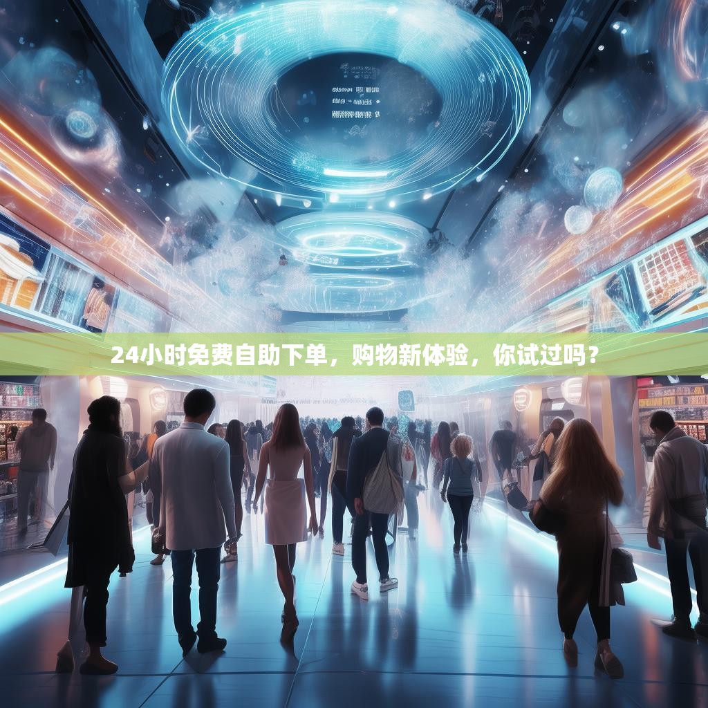 24小时免费自助下单，购物新体验，你试过吗？