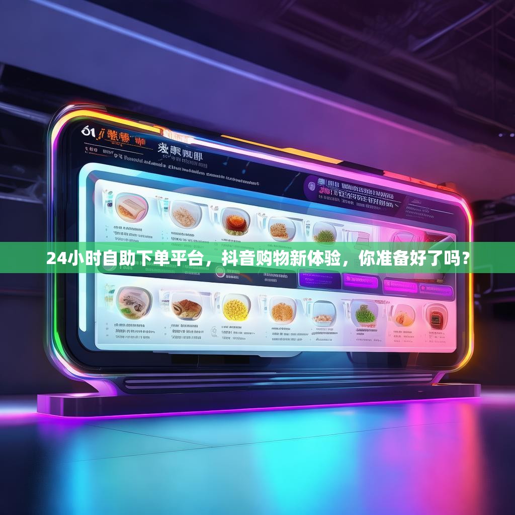 24小时自助下单平台，抖音购物新体验，你准备好了吗？