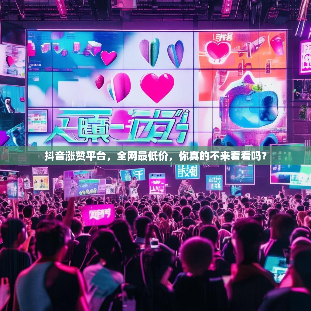 抖音涨赞平台，全网最低价，你真的不来看看吗？