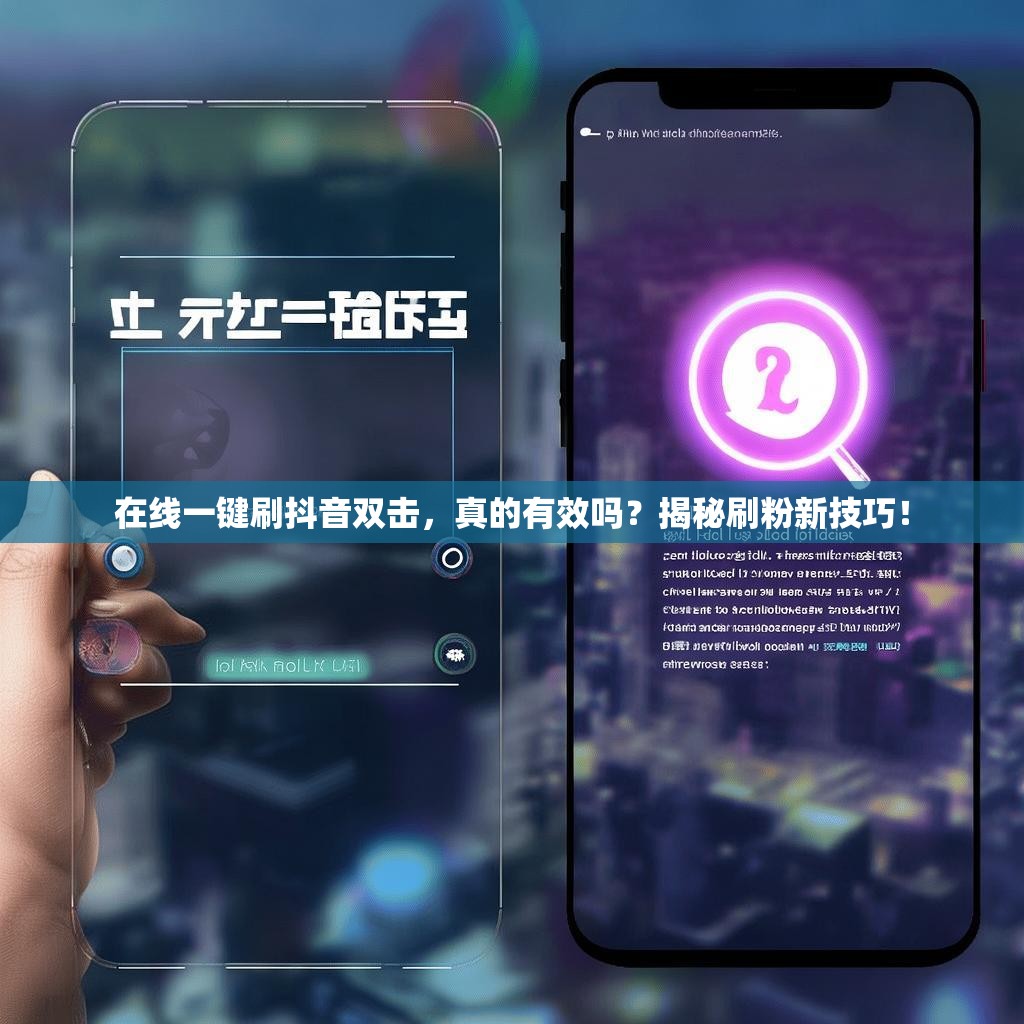 在线一键刷抖音双击，真的有效吗？揭秘刷粉新技巧！
