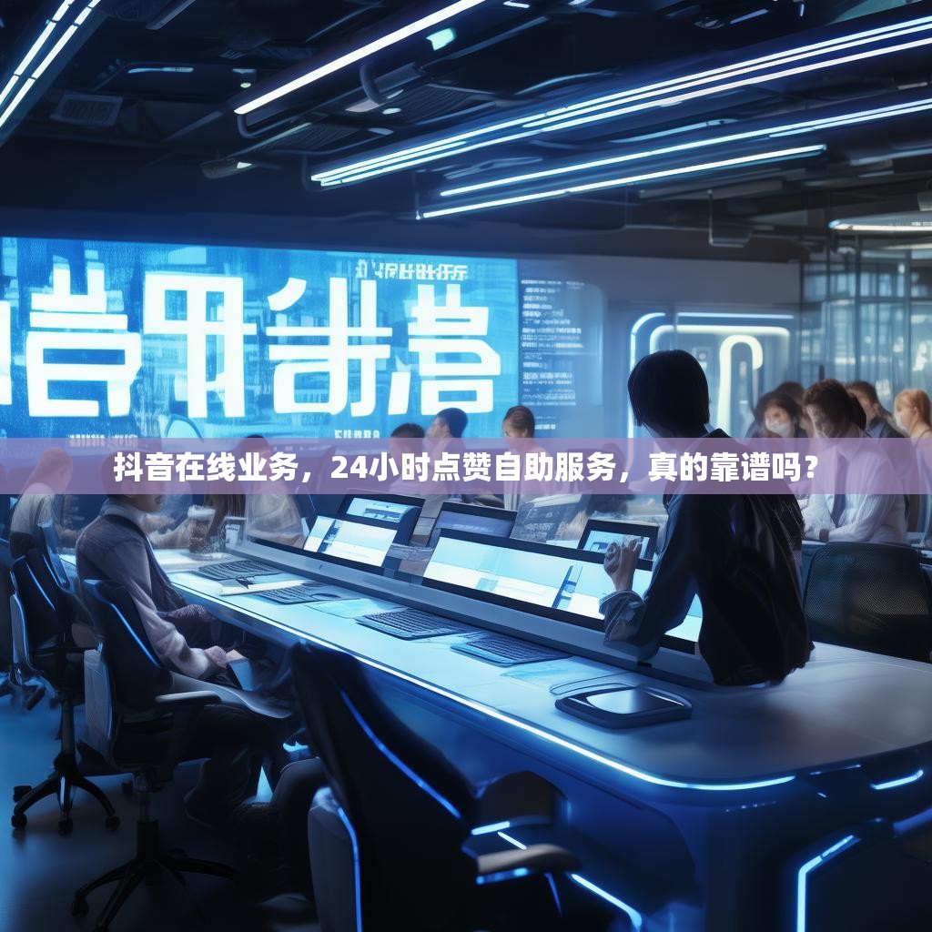 抖音在线业务，24小时点赞自助服务，真的靠谱吗？