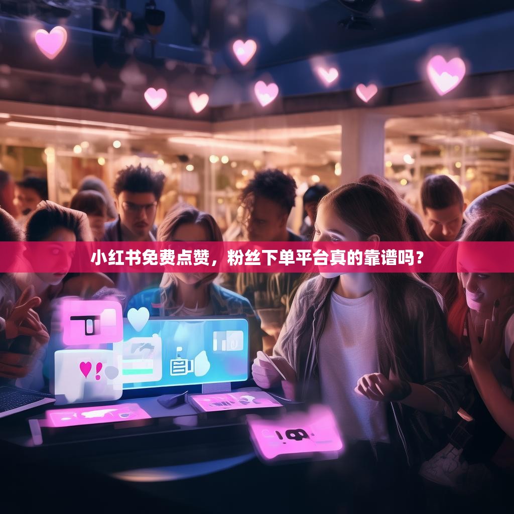 小红书免费点赞，粉丝下单平台真的靠谱吗？
