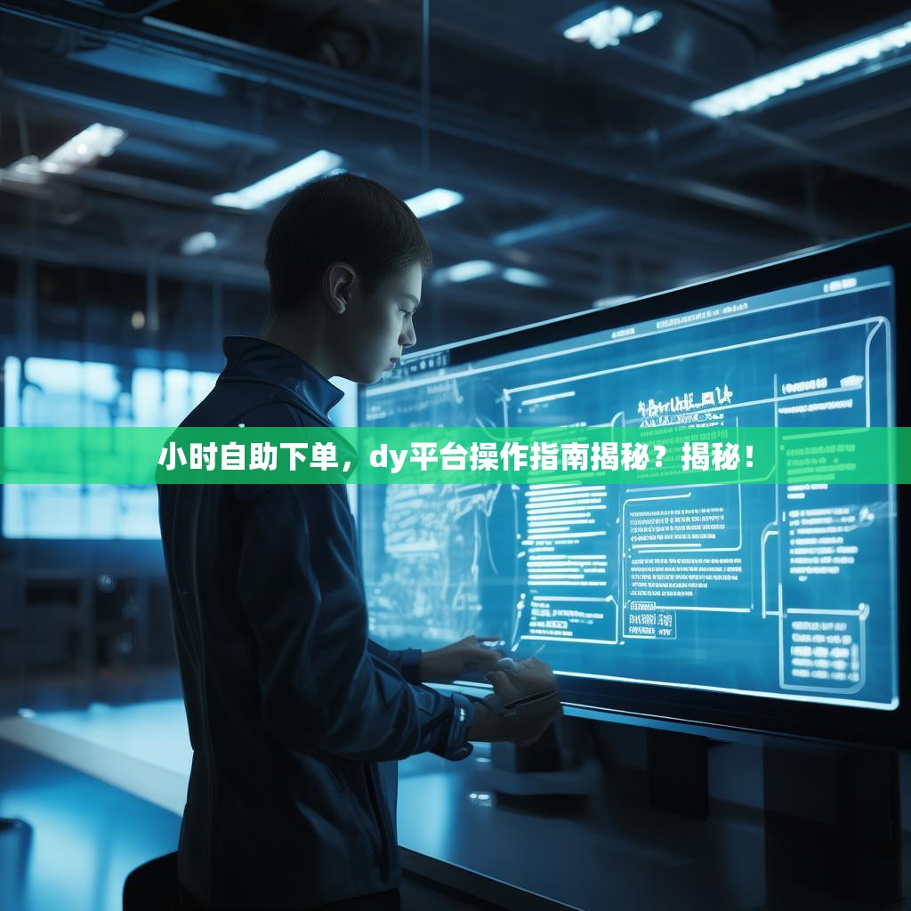 小时自助下单，dy平台操作指南揭秘？揭秘！