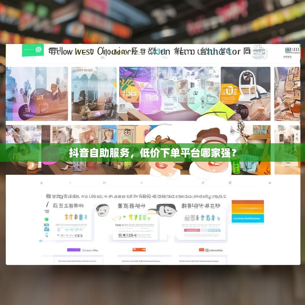 抖音自助服务，低价下单平台哪家强？