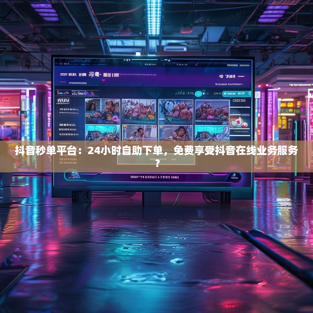 抖音秒单平台：24小时自助下单，免费享受抖音在线业务服务？