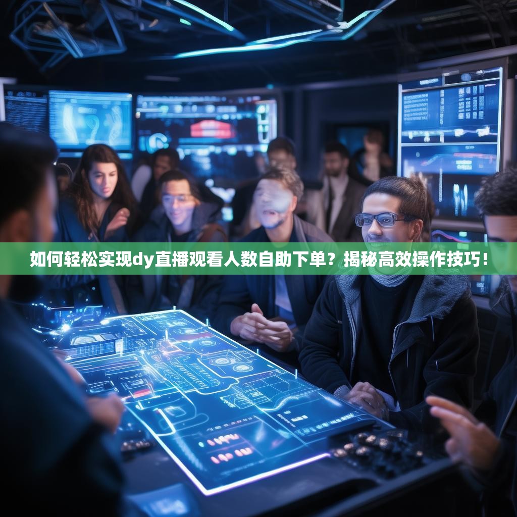 如何轻松实现dy直播观看人数自助下单？揭秘高效操作技巧！