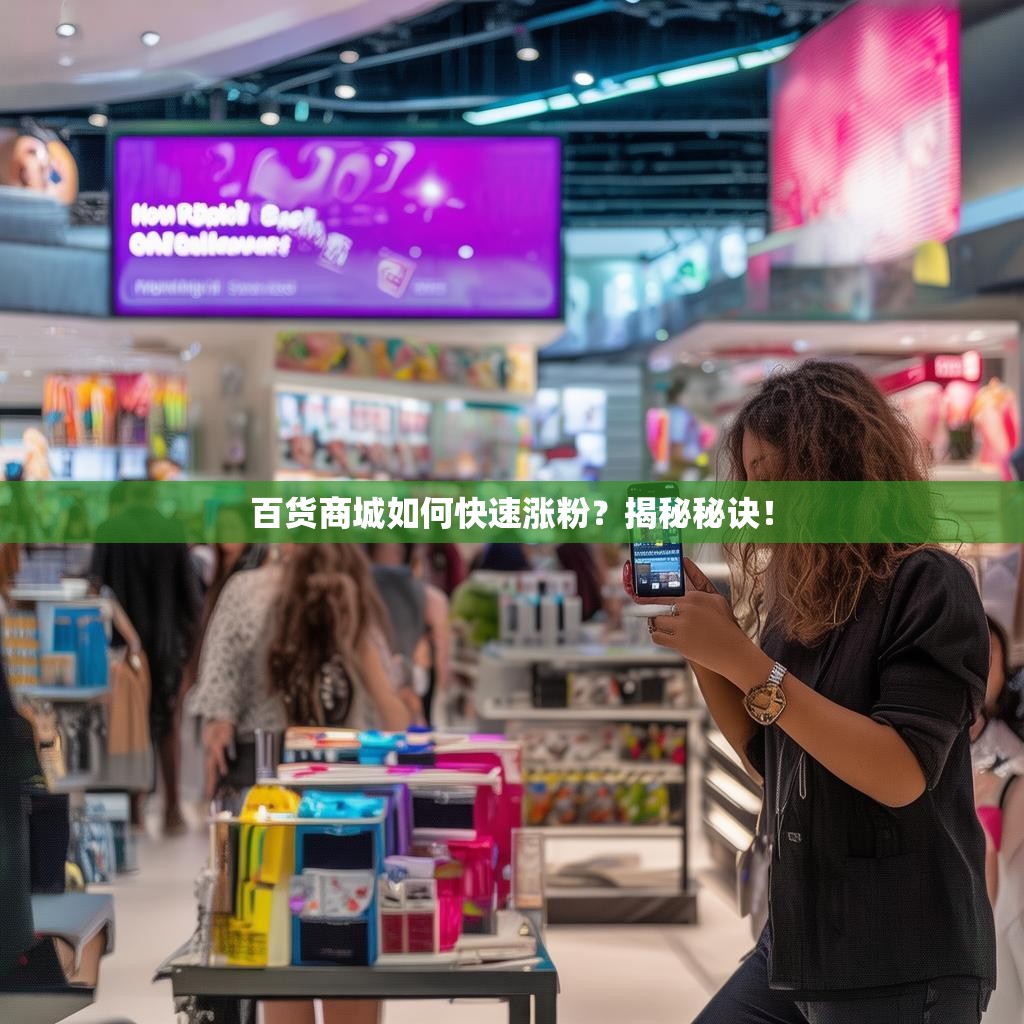 百货商城如何快速涨粉？揭秘秘诀！
