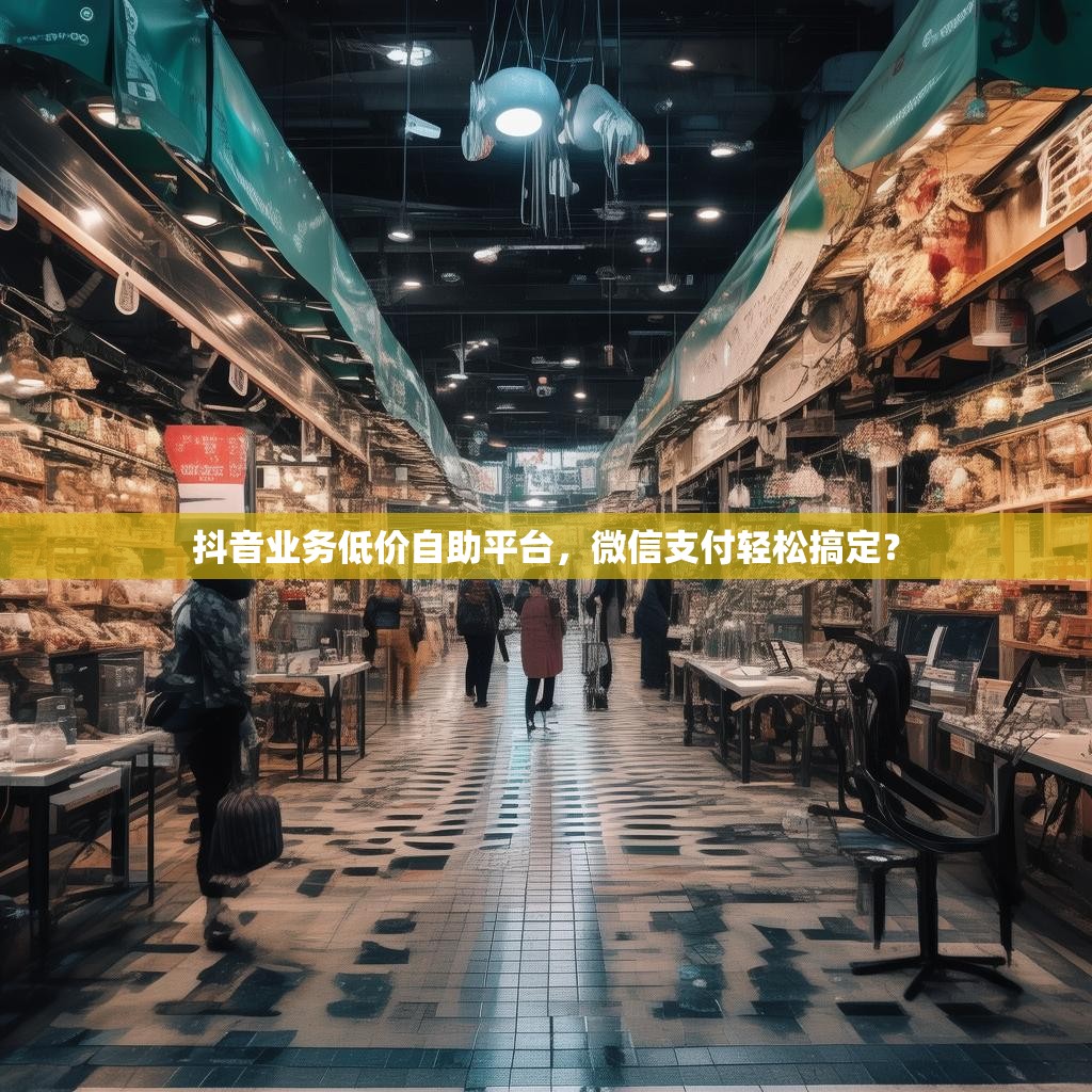 抖音业务低价自助平台，微信支付轻松搞定？