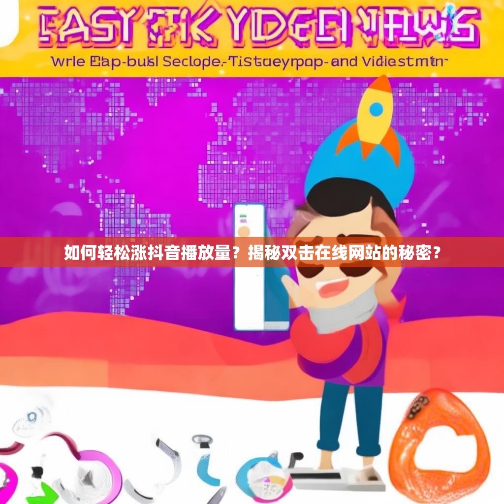 如何轻松涨抖音播放量？揭秘双击在线网站的秘密？