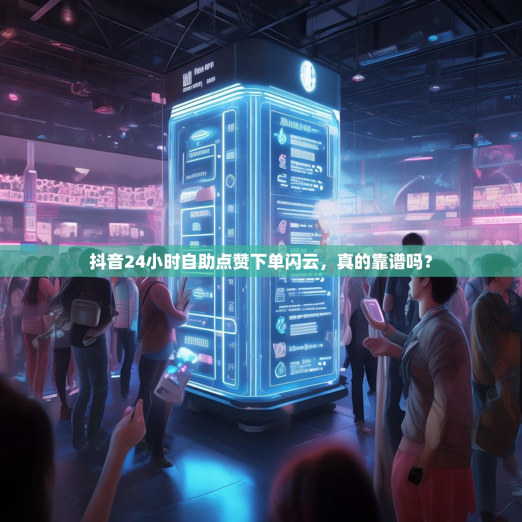 抖音24小时自助点赞下单闪云，真的靠谱吗？