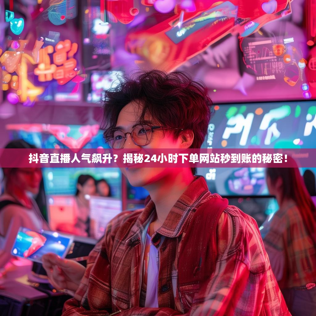 抖音直播人气飙升？揭秘24小时下单网站秒到账的秘密！
