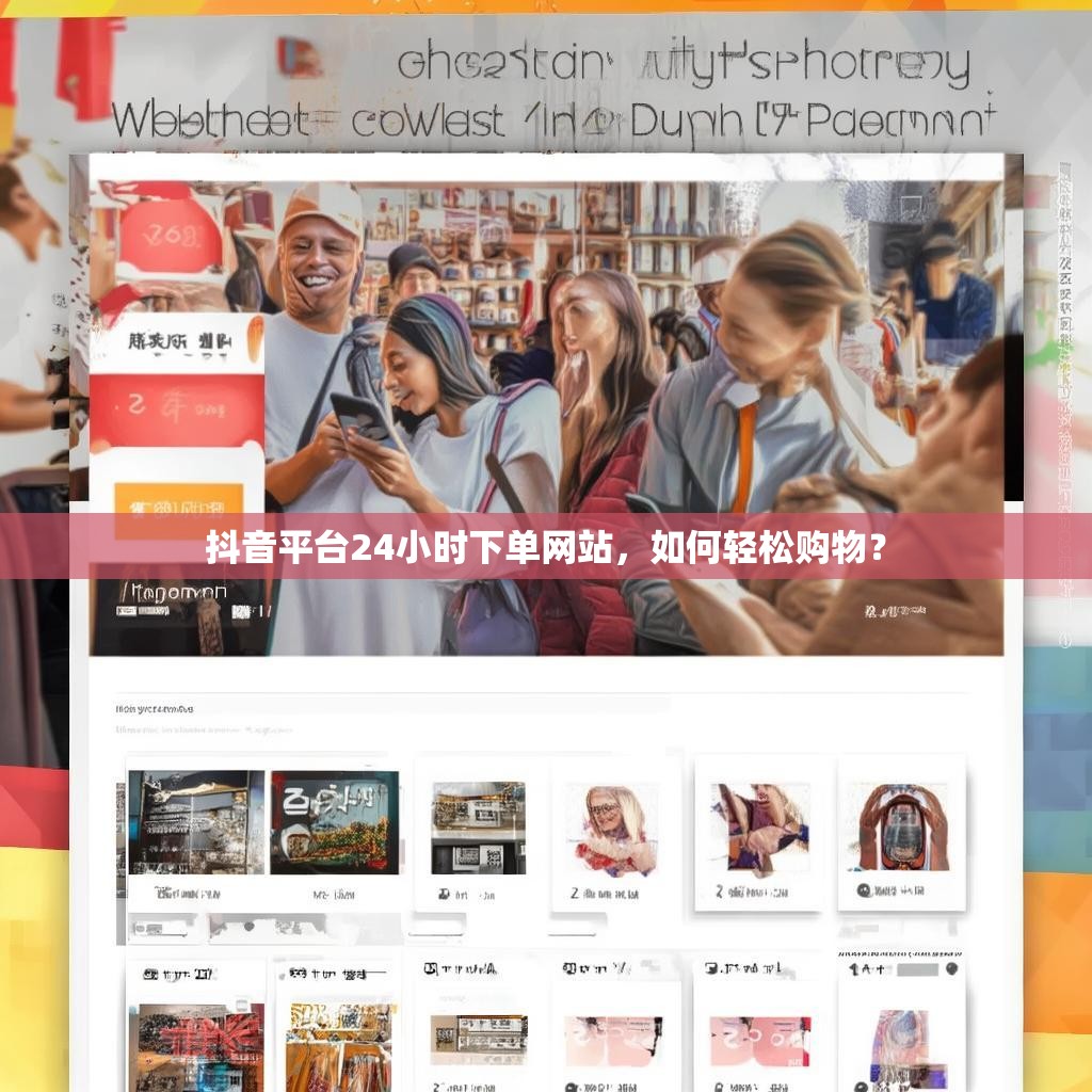 抖音平台24小时下单网站，如何轻松购物？