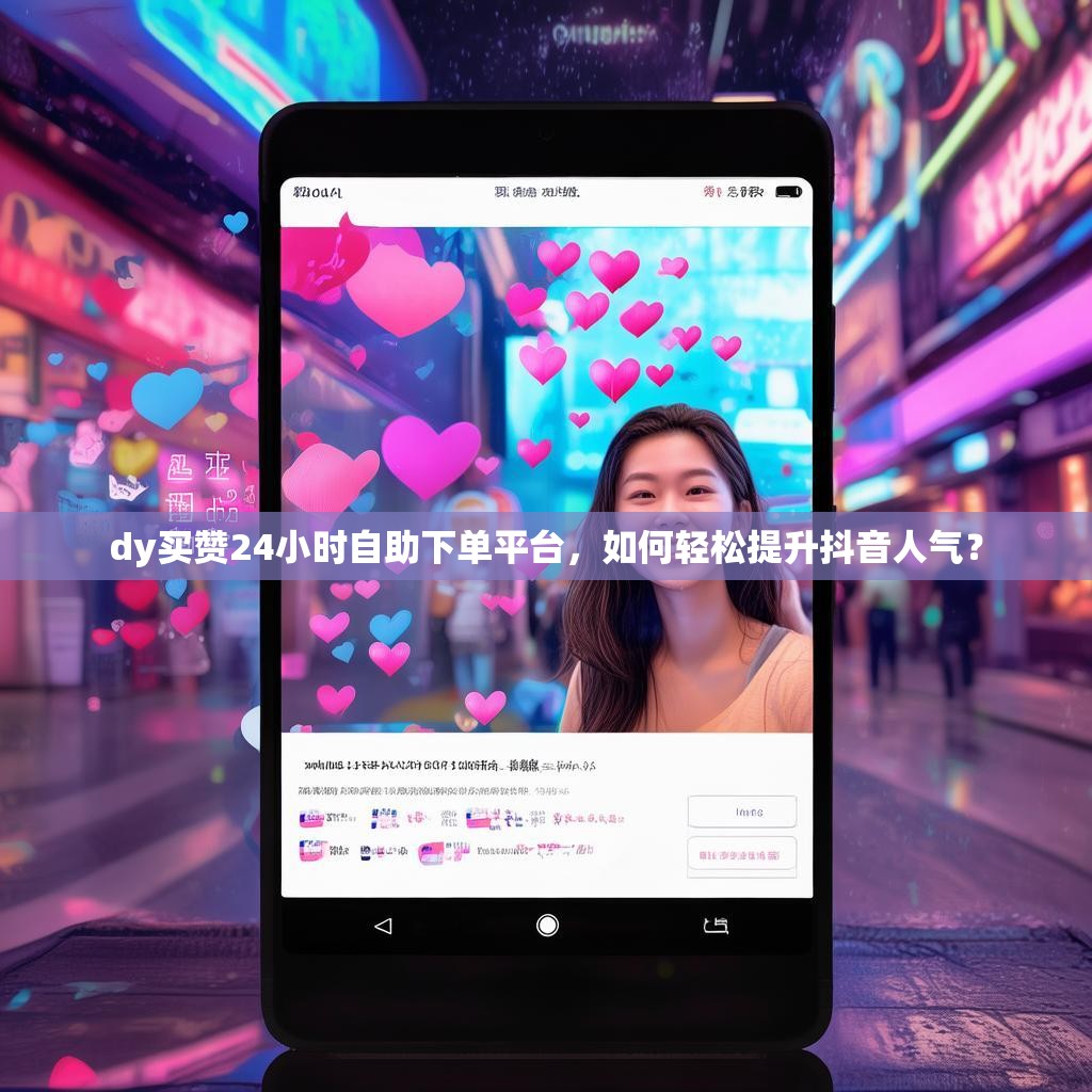 dy买赞24小时自助下单平台，如何轻松提升抖音人气？
