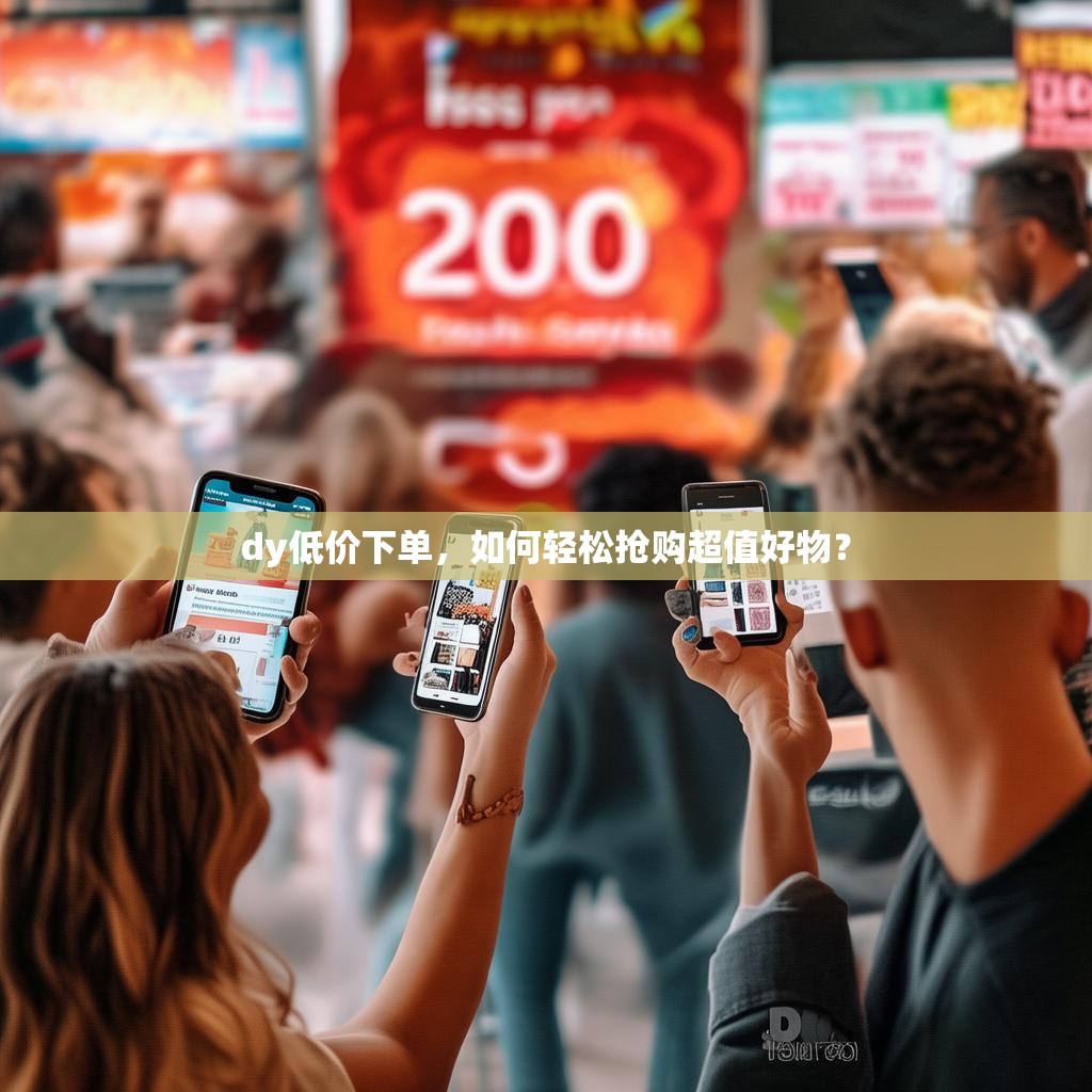 dy低价下单，如何轻松抢购超值好物？