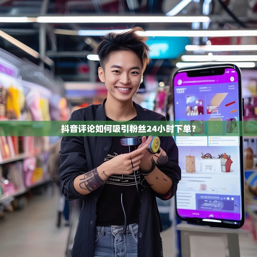 抖音评论如何吸引粉丝24小时下单？