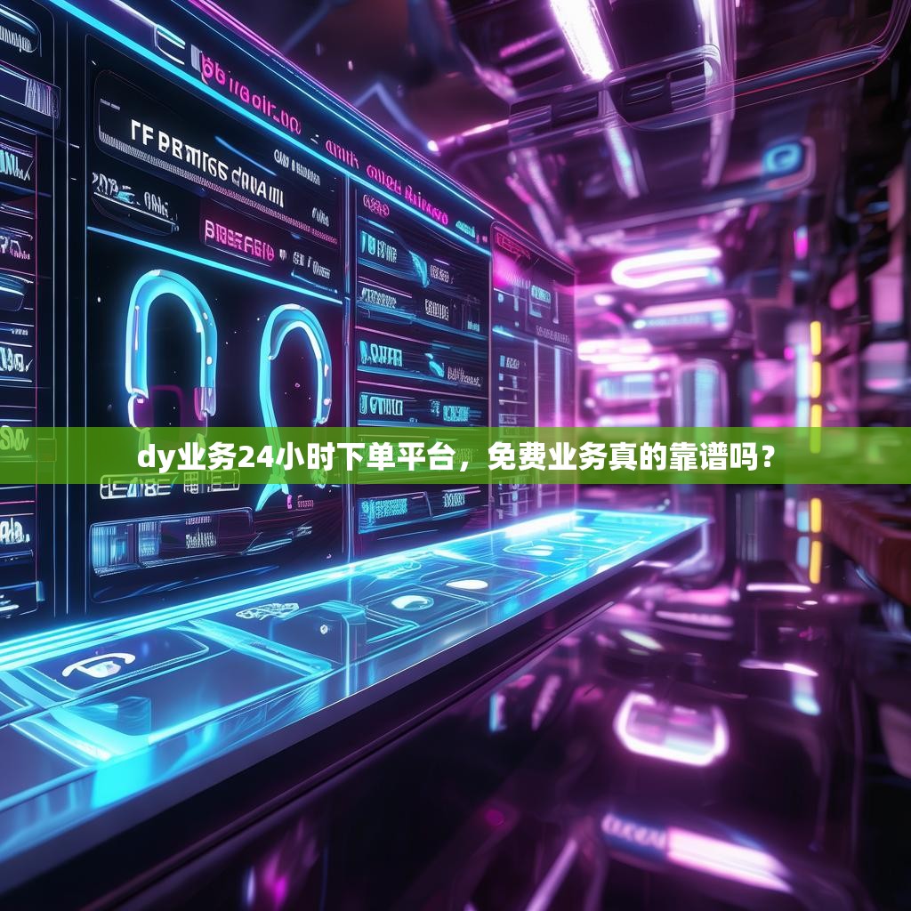 dy业务24小时下单平台，免费业务真的靠谱吗？