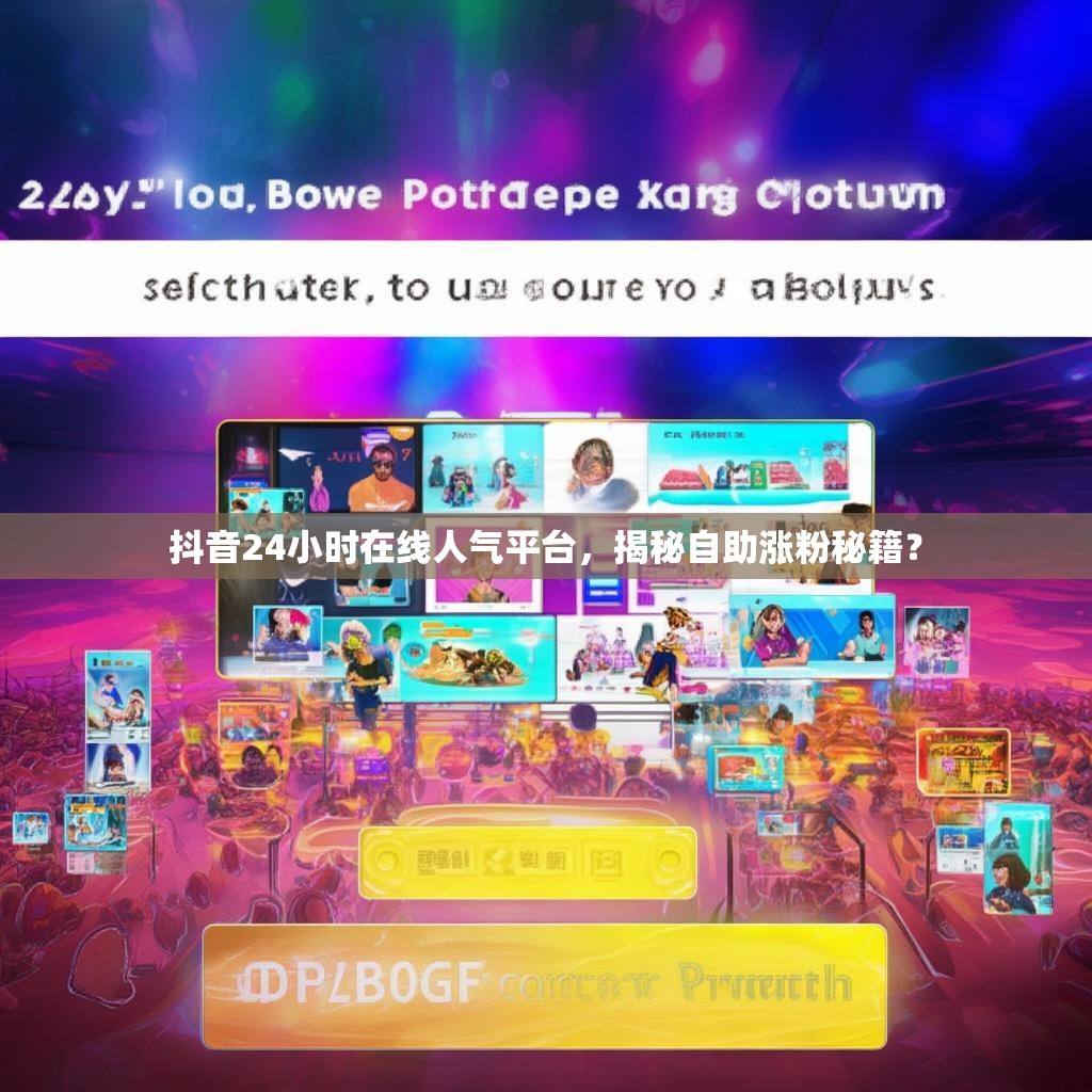 抖音24小时在线人气平台，揭秘自助涨粉秘籍？