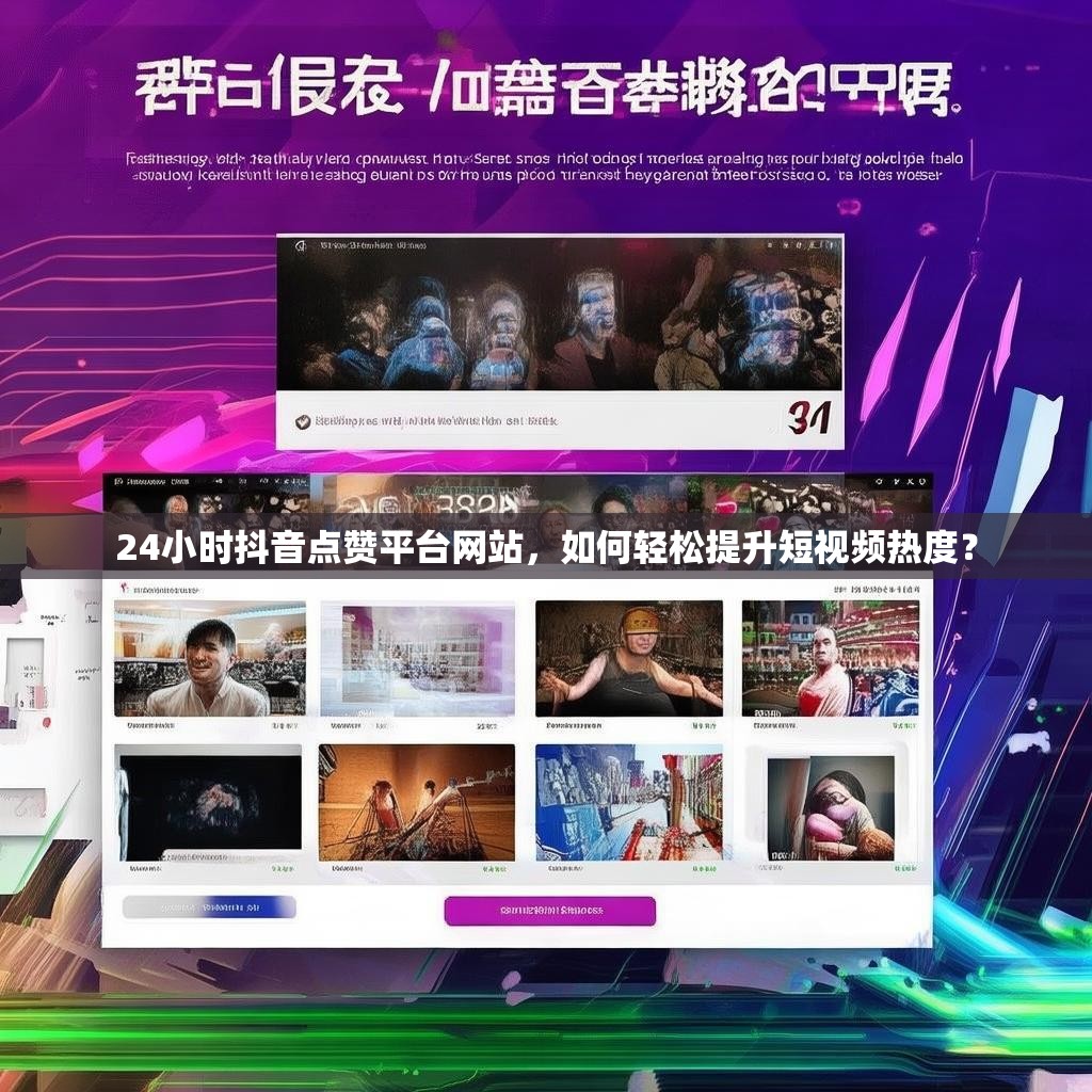 24小时抖音点赞平台网站，如何轻松提升短视频热度？