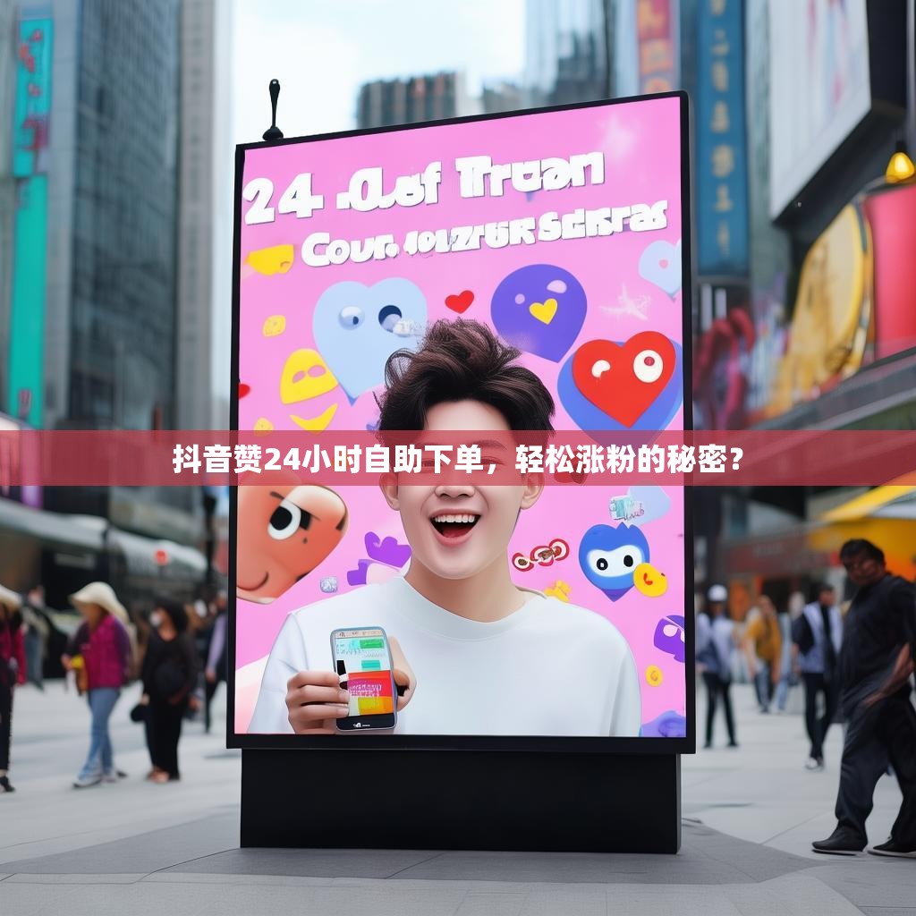 抖音赞24小时自助下单，轻松涨粉的秘密？