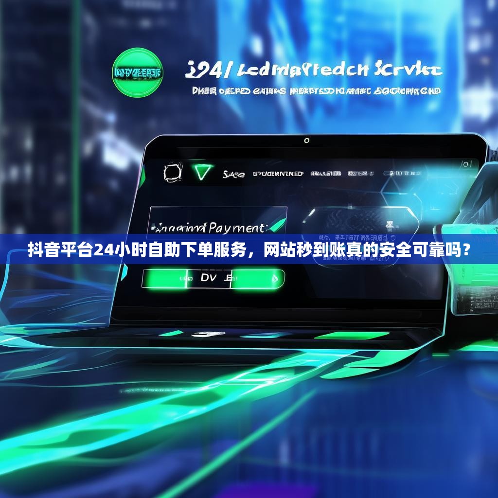 抖音平台24小时自助下单服务，网站秒到账真的安全可靠吗？