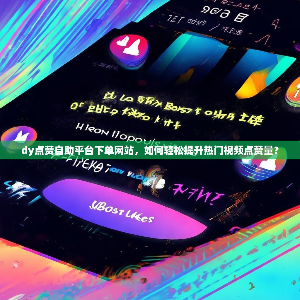 dy点赞自助平台下单网站，如何轻松提升热门视频点赞量？