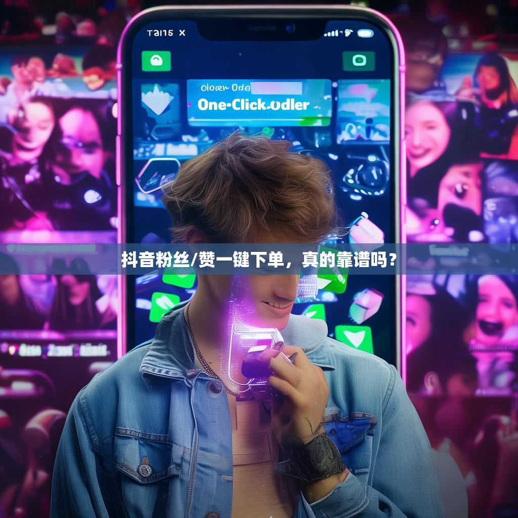 抖音粉丝/赞一键下单，真的靠谱吗？