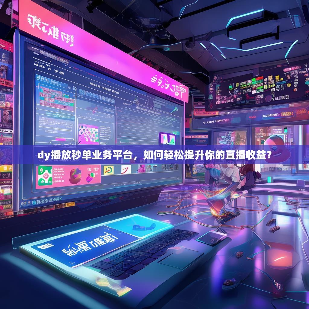 dy播放秒单业务平台，如何轻松提升你的直播收益？