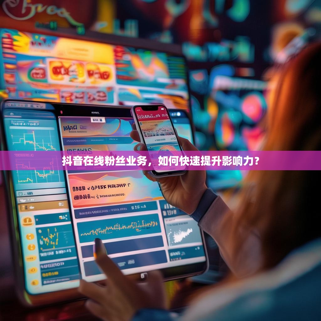 抖音在线粉丝业务，如何快速提升影响力？