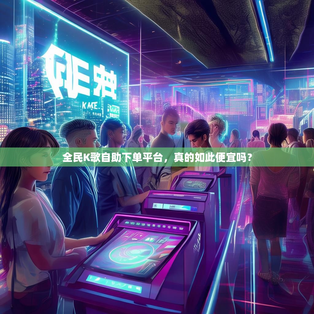全民K歌自助下单平台，真的如此便宜吗？
