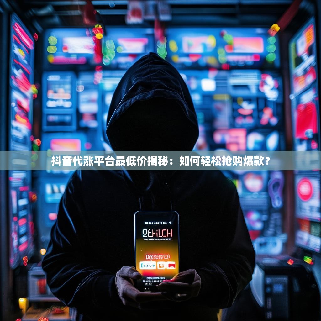 抖音代涨平台最低价揭秘：如何轻松抢购爆款？