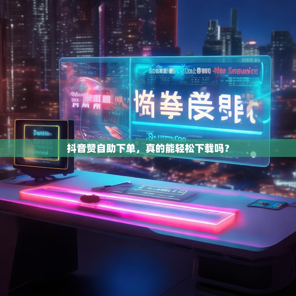 抖音赞自助下单，真的能轻松下载吗？
