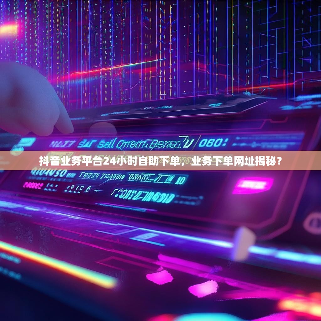 抖音业务平台24小时自助下单，业务下单网址揭秘？