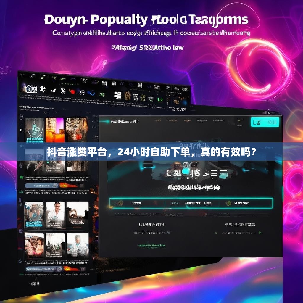 抖音涨赞平台，24小时自助下单，真的有效吗？