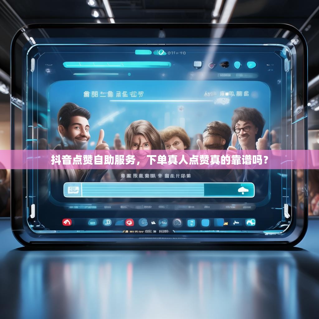 抖音点赞自助服务，下单真人点赞真的靠谱吗？