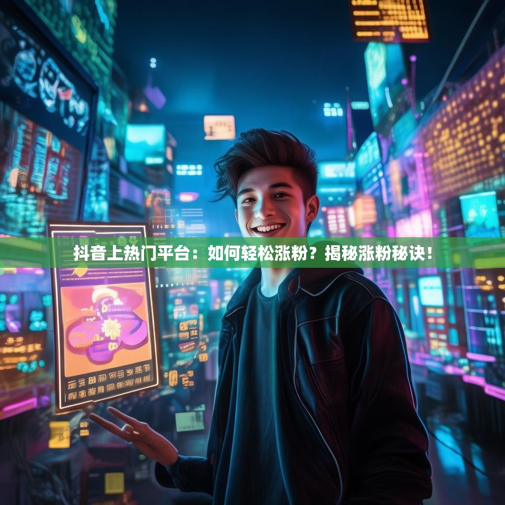 抖音上热门平台：如何轻松涨粉？揭秘涨粉秘诀！