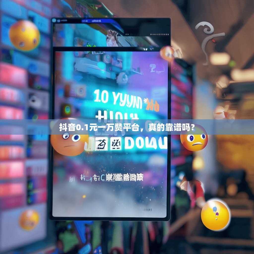 抖音0.1元一万赞平台，真的靠谱吗？