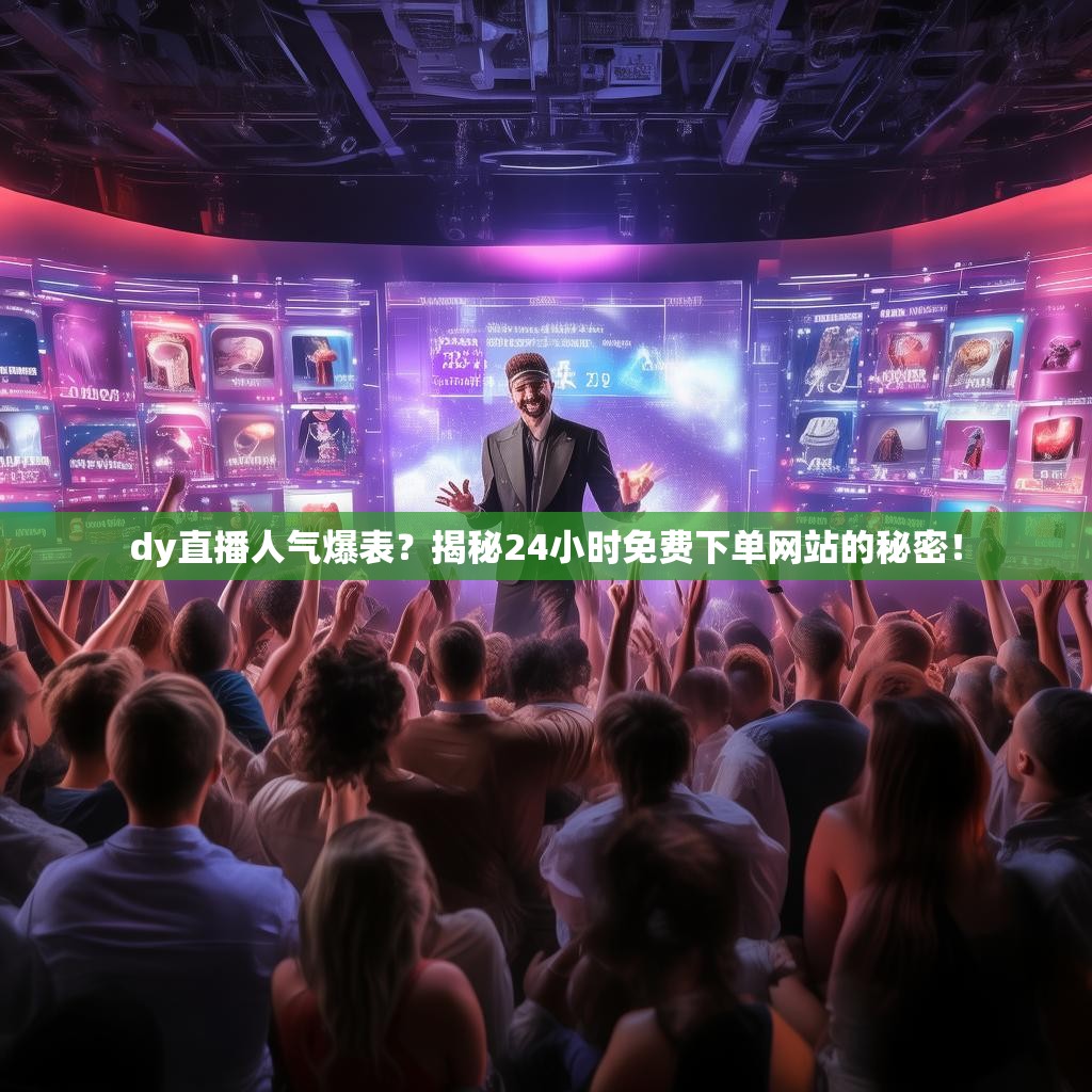 dy直播人气爆表？揭秘24小时免费下单网站的秘密！