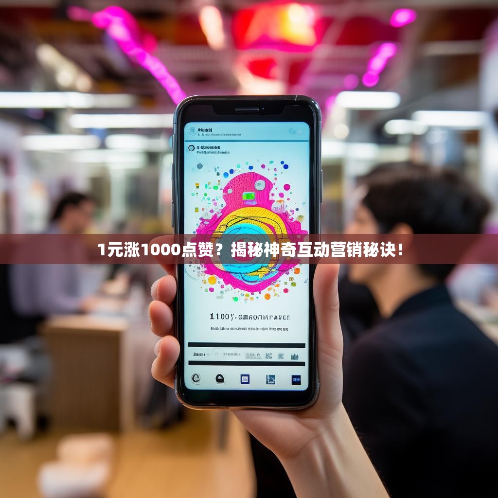 1元涨1000点赞？揭秘神奇互动营销秘诀！