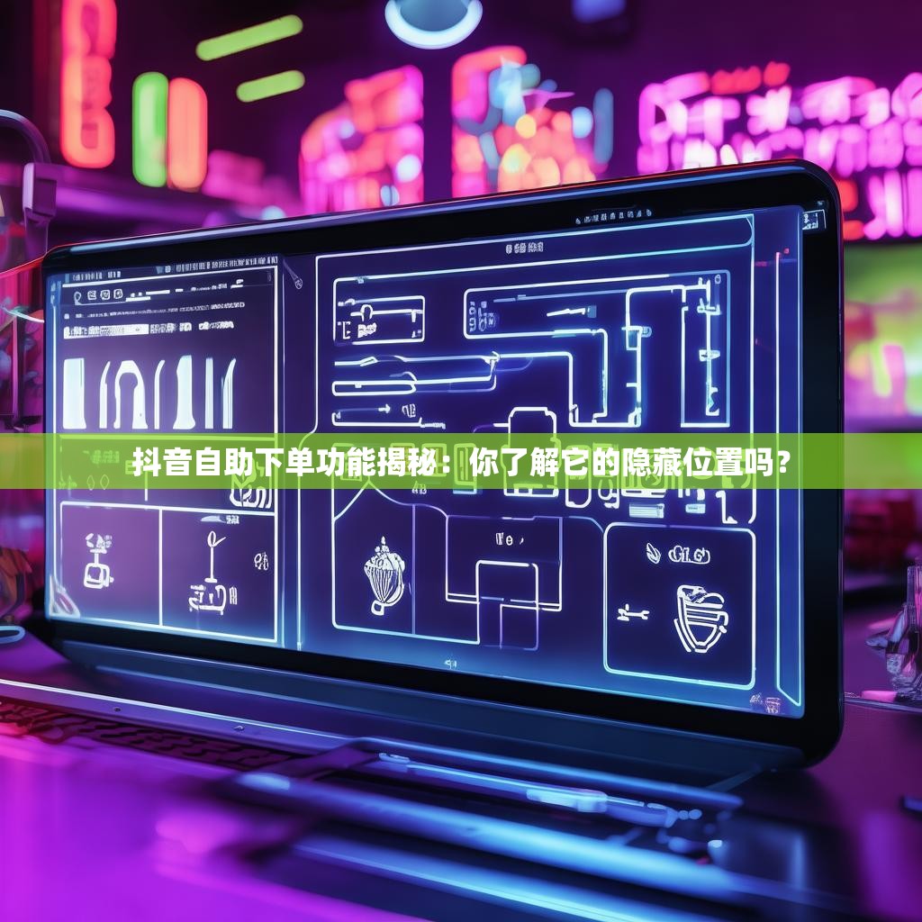 抖音自助下单功能揭秘：你了解它的隐藏位置吗？