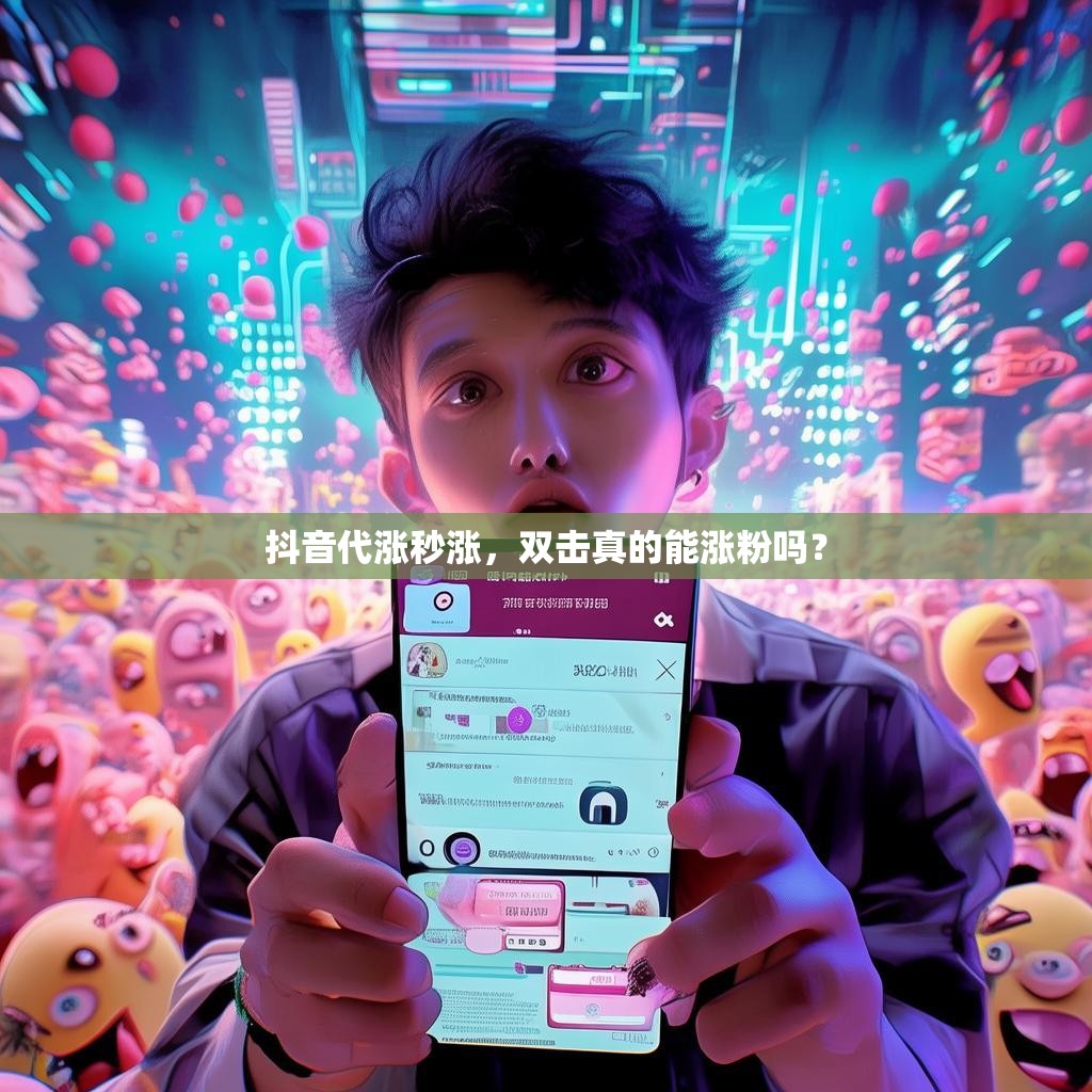 抖音代涨秒涨，双击真的能涨粉吗？