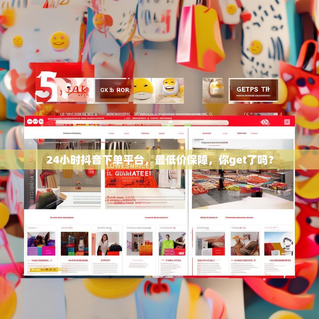 24小时抖音下单平台，最低价保障，你get了吗？
