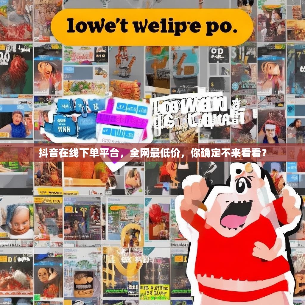 抖音在线下单平台，全网最低价，你确定不来看看？