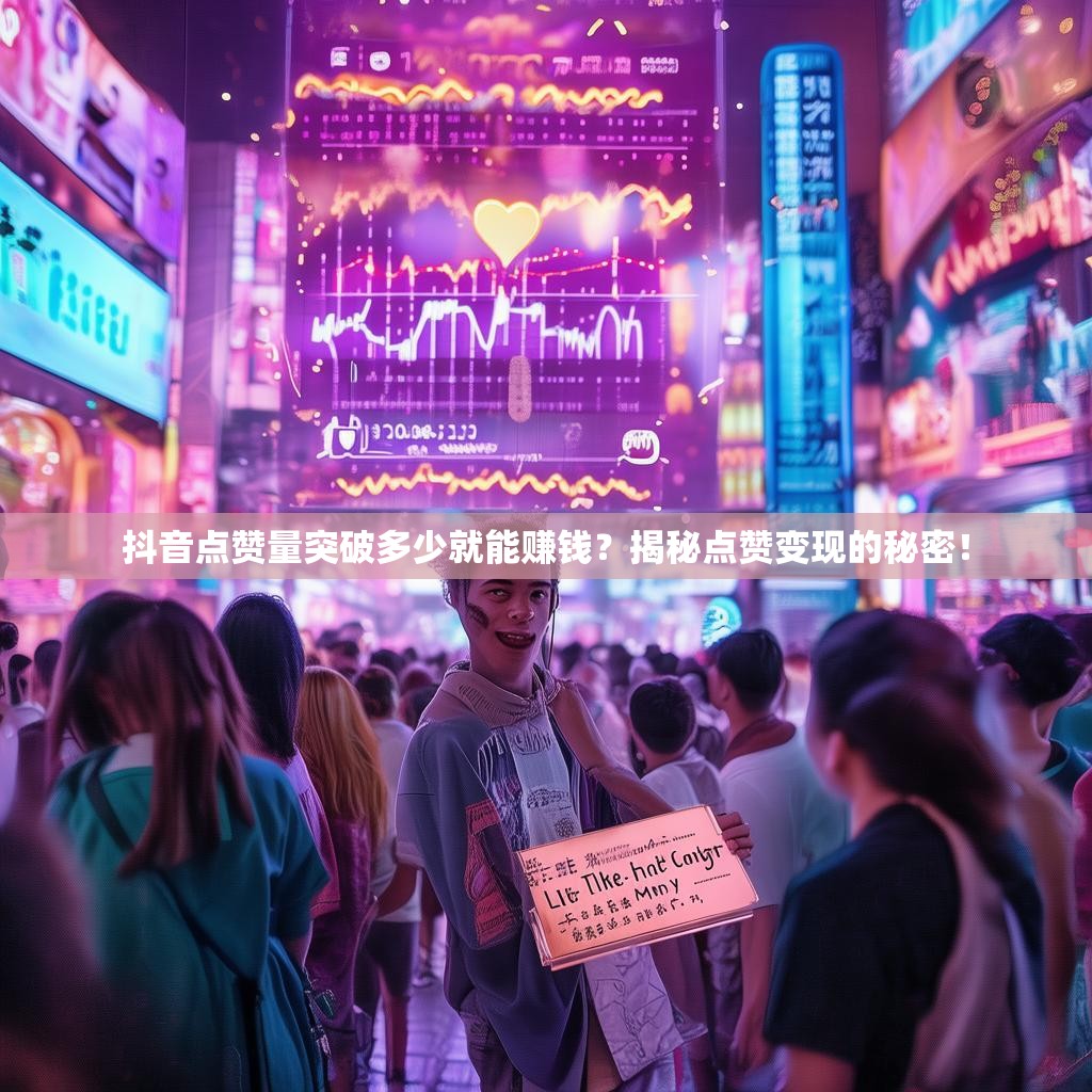 抖音点赞量突破多少就能赚钱？揭秘点赞变现的秘密！