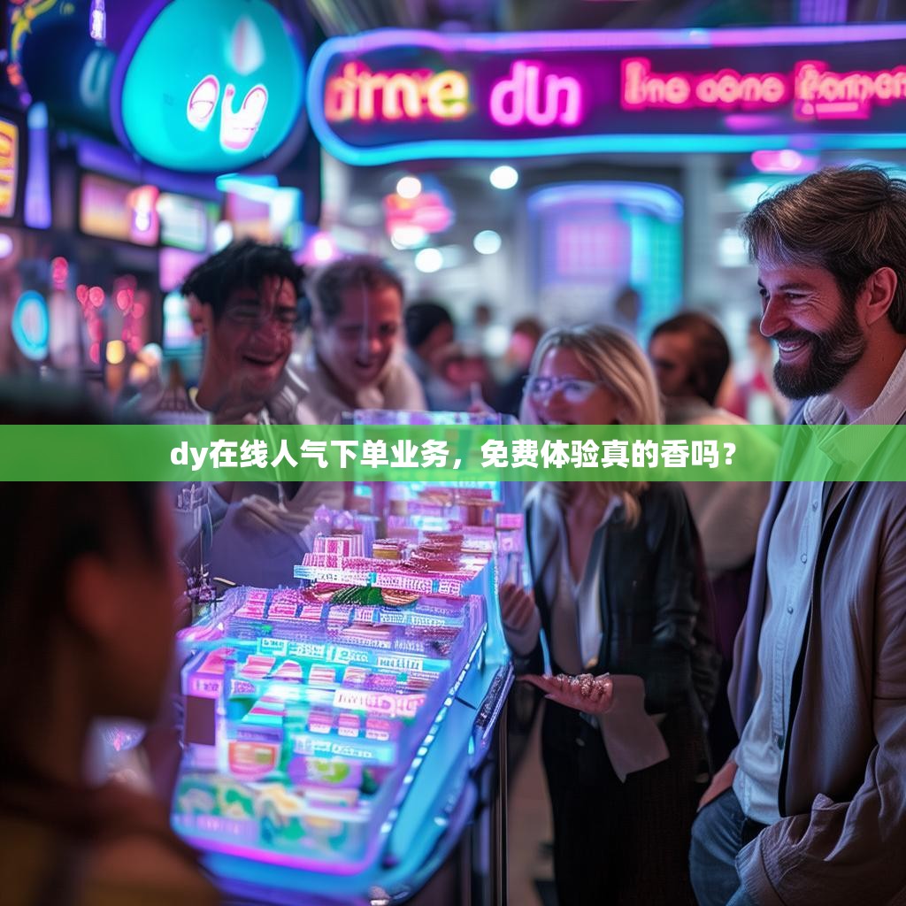 dy在线人气下单业务，免费体验真的香吗？