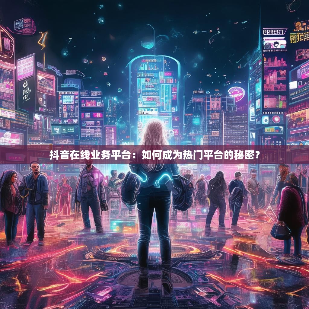 抖音在线业务平台：如何成为热门平台的秘密？