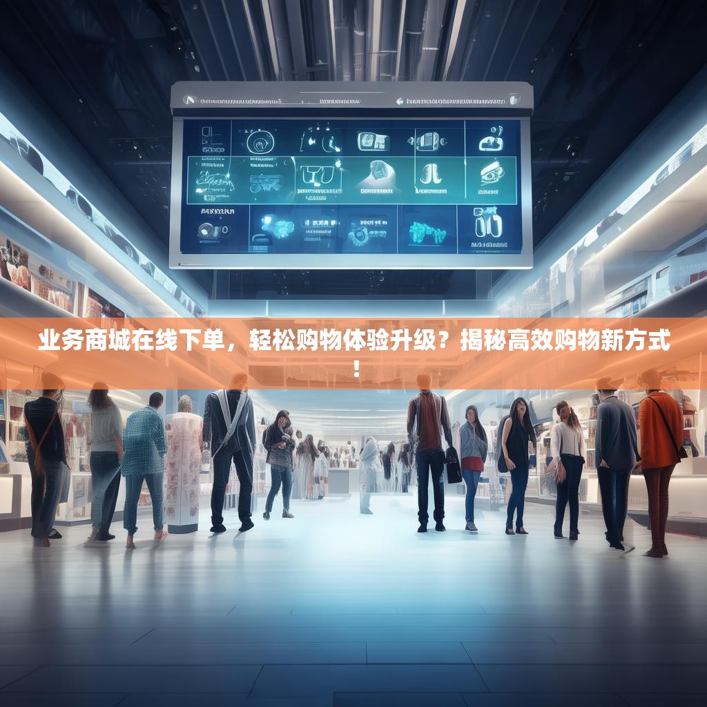 业务商城在线下单，轻松购物体验升级？揭秘高效购物新方式！