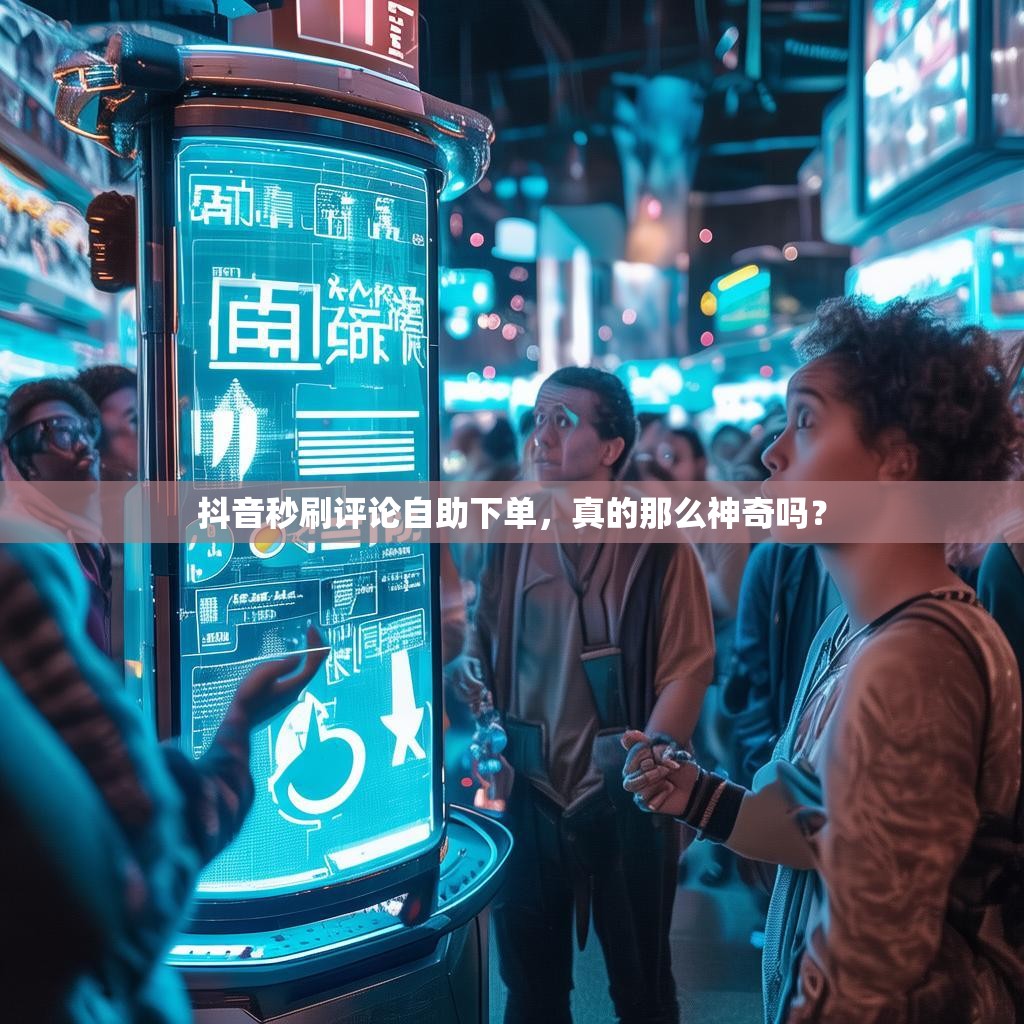 抖音秒刷评论自助下单，真的那么神奇吗？