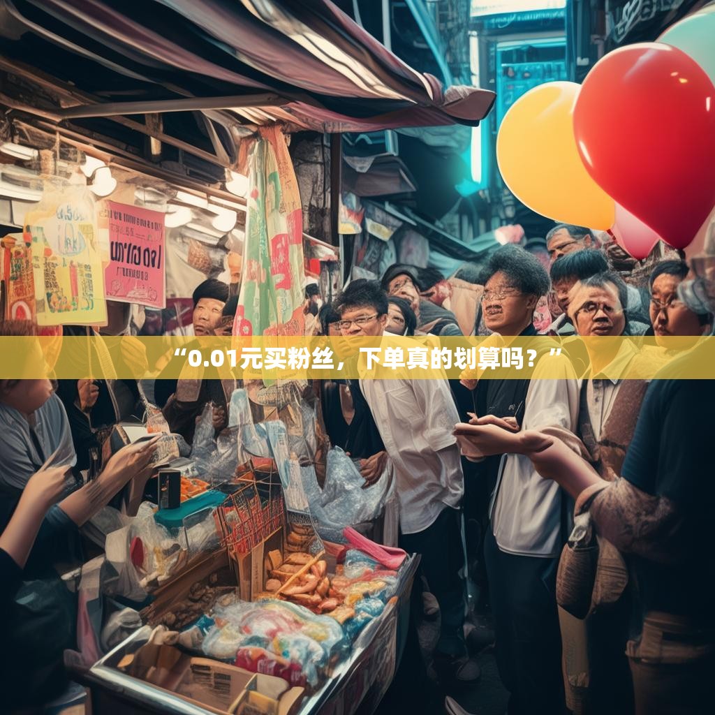 “0.01元买粉丝，下单真的划算吗？”